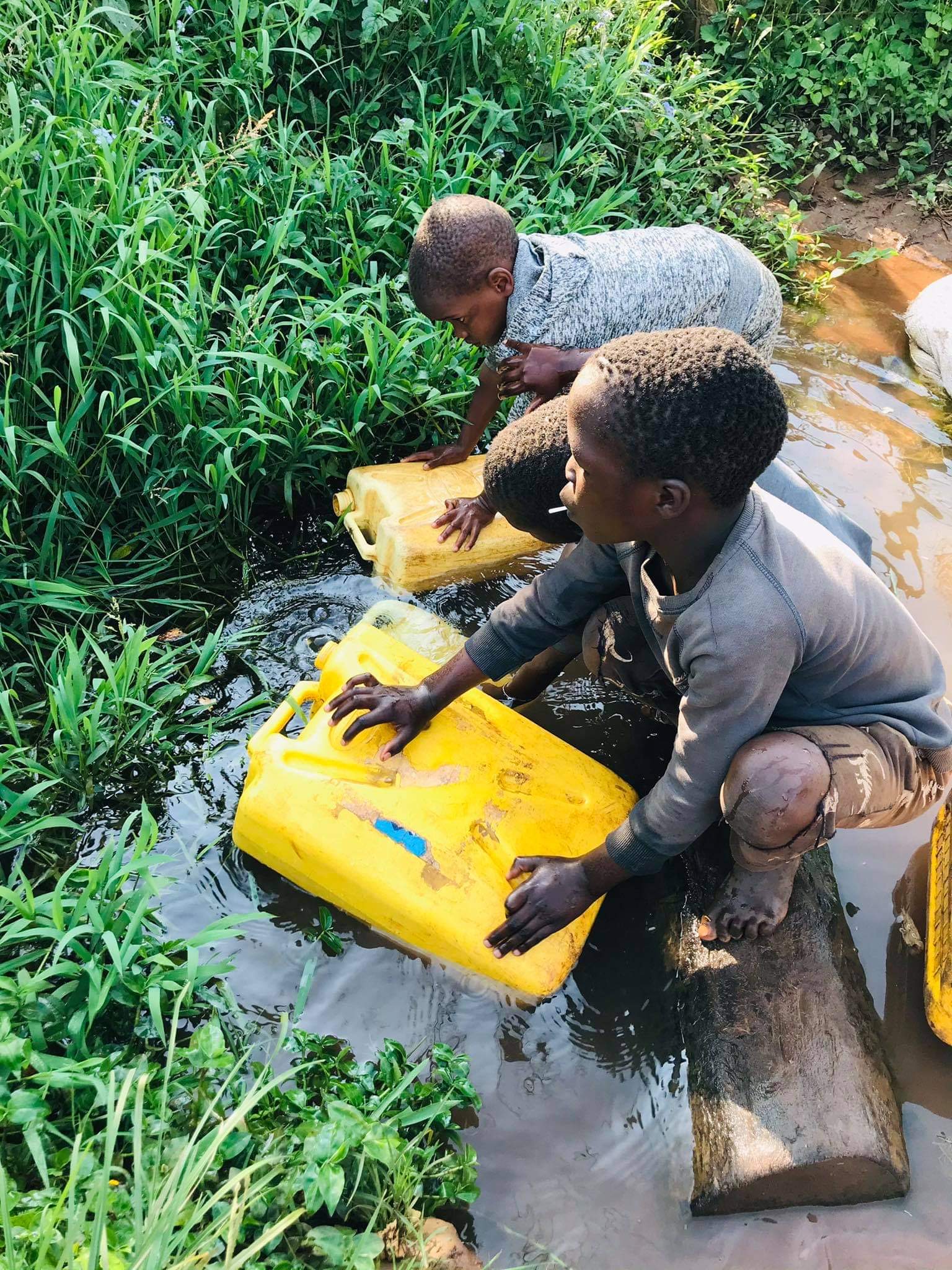 Children at the orphanage